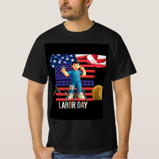 T-shirt ontwerp van gelukkige dag van de arbeid