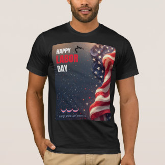 T-shirt ontwerp van gelukkige dag van de arbeid