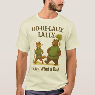 T-shirt Oo De Lally Golly Quelle Journée  Dessin Animé Nos