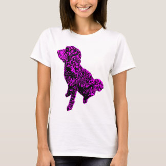 T-shirt Oodle Broodle Rose Black Woodcut