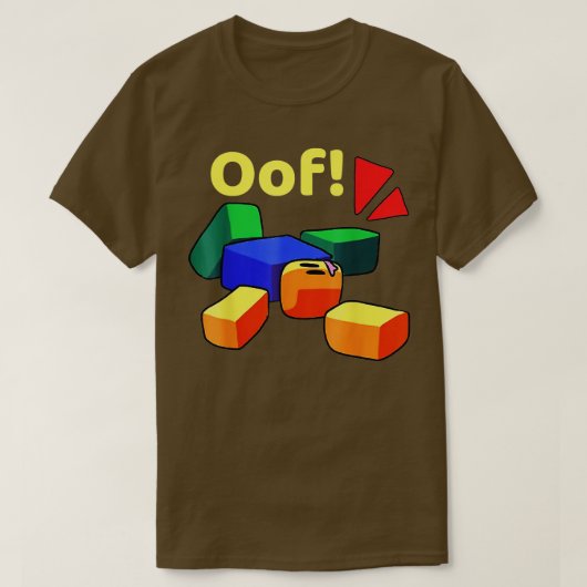 T-shirt OOF Funny Blox Noob Gamer Cadeaux Pour Gamers T Sh (Design devant)