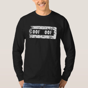 T-shirt Oof Oof Blox Gamer Noob Streamer Jeux de mème Joke