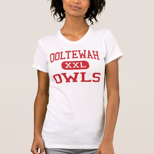 T-shirt Ooltewah - hiboux - lycée - Ooltewah Tennessee (Devant)