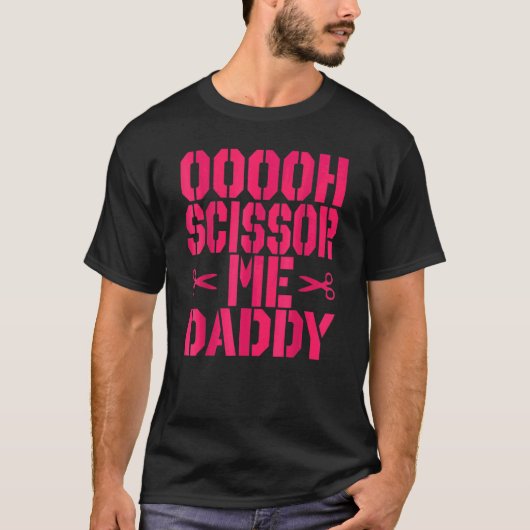 T-shirt Ooooh Ciseau Moi Papa 1 (Devant)