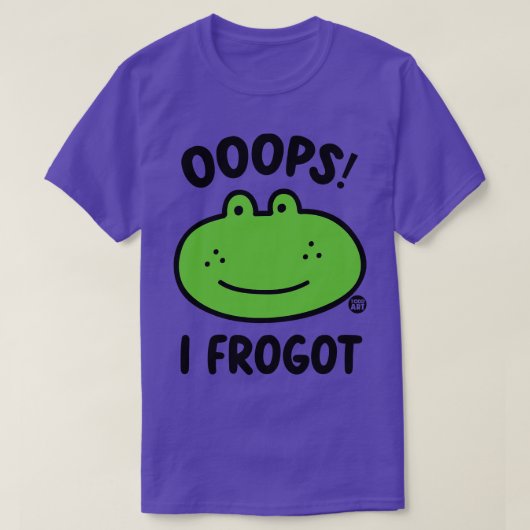 T-SHIRT OOOPS FROGOT (Design devant)