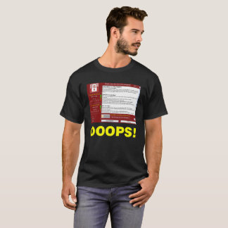 T-shirt OOOPS! Ransomware "WannaCry"
