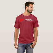 T-shirt Oops Dartboard Fun Hobby Dart Lecteur (Devant entier)