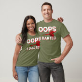 T-shirt Oops I darts - Drôle Dart Club Dart Player (Unisexe)