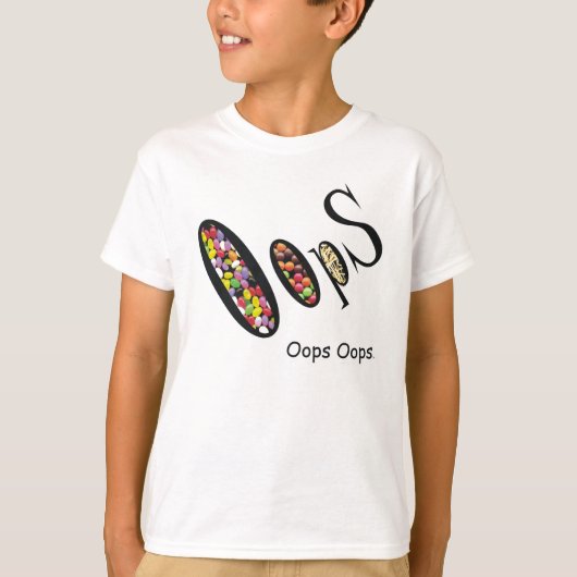 T-shirt Oops Oops Oops Oops (Devant)