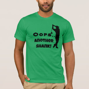 T-shirt OOPS personnalisables, Autre Shank Tee, Funny Golf