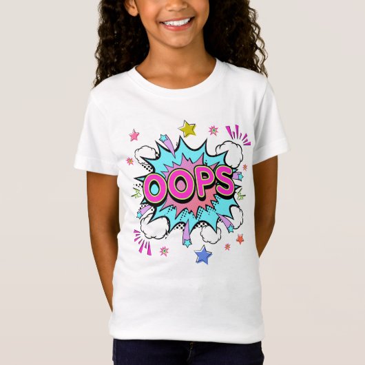T-Shirt Oops Pop Art Explosion (Devant)