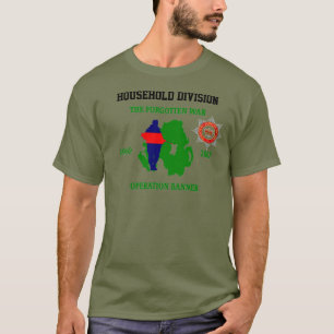 T-shirt op de bannière de Division de Houeshold
