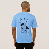 T-shirt : Op de run (Achterkant volledig)