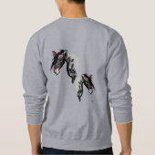 T-shirt : Op de run (Achterkant)