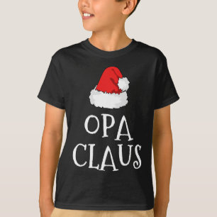 T-shirt Opa Claus Groupe de Famille Casquette de Noël Corr