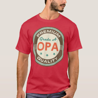 T-shirt Opa Grand-pa Fête des pères Vintage Cadeau Tee 