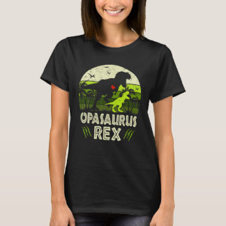 T-shirt Opasaurus T Rex Dinosaur Opa Saurus Famille Matchi