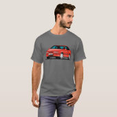 T-shirt Opel Calibra rouge (Devant entier)