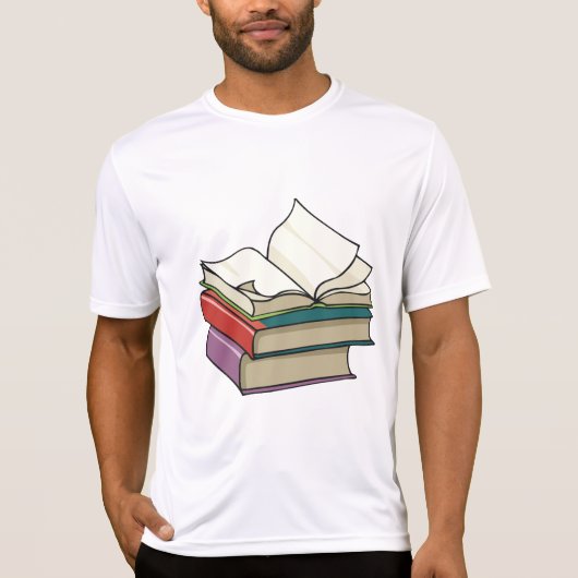 T-shirt Open Book Mens Active Tee (Devant)