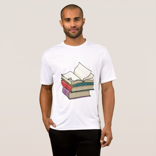 T-shirt Open Book Mens Active Tee (Devant entier)