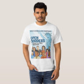 T-shirt Open Borders (Devant entier)
