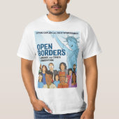 T-shirt Open Borders (Devant)