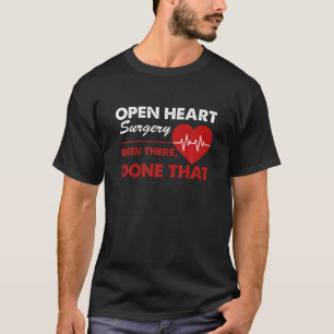 T-shirt Open Heart Chirurgie Art Drôle Citation Coeur Atta