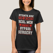 T-shirt Open Heart Chirurgie Bypass Sensibilisation Coeur (Devant)