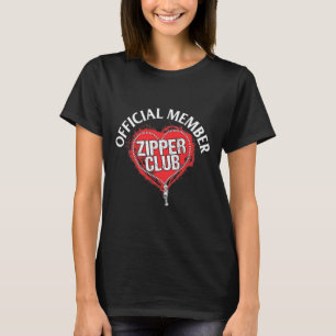 T-shirt Open Heart Chirurgie Officielle Zipper Club Membre