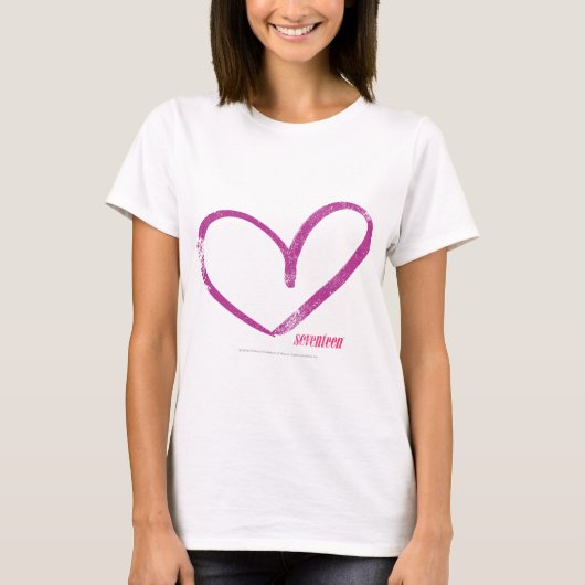 T-shirt Open Heart Purple (Devant)