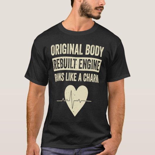 T-shirt Open Heart Surgery Recovery Heart Surgery Survivor (Devant)