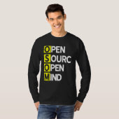 T-shirt Open Source Open Mind 3 Programme Coder Computer D (Devant entier)