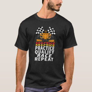 T-shirt Open Wheel Formula Racing Car Practice Qualifier R