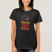 T-shirt Open Wheel Formula Racing Car Practice Qualifier R (Devant)