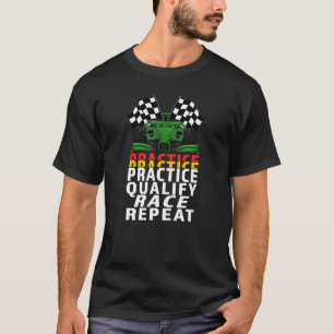 T-shirt Open Wheel Formula Racing Car Practice Qualifier R