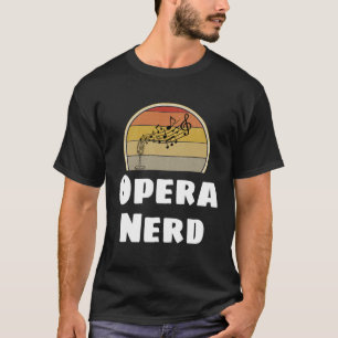 T-shirt Opéra Chorale Nerd Acapella Karaoke Chanteur Gif