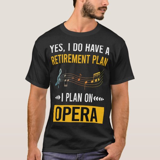 T-shirt Opéra de retraite (Devant)