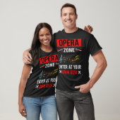 T-shirt Opéra de zone de risque (Unisexe)