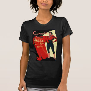T-shirt Opéra fédéral vintage Carmen de projet de musiq