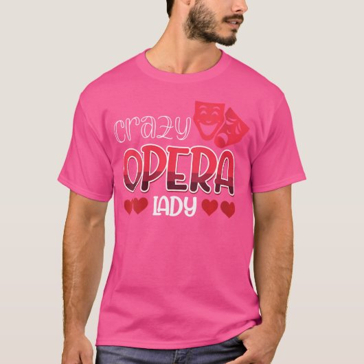 T-shirt Opéra folle pour femmes (Devant)