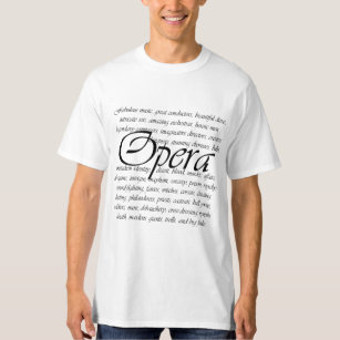 T-shirt Opéra - raisons de l'aimer !