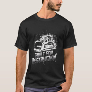 T-shirt Opérateur Bulldozer Construction Ouvrier Earth Mov