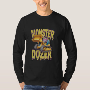 T-shirt Opérateur Bulldozer Construction Ouvrier Earth Mov