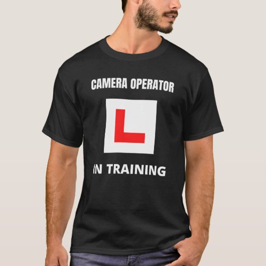T-shirt Opérateur de caméra en formation (Devant)