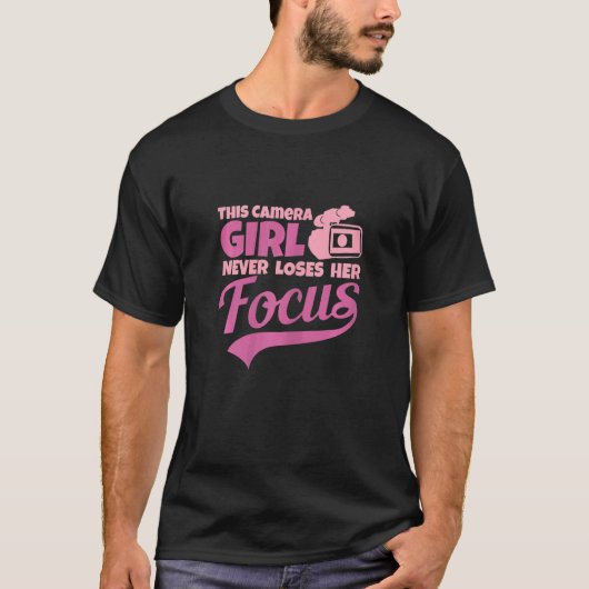 T-shirt Opérateur de caméra fille (Devant)