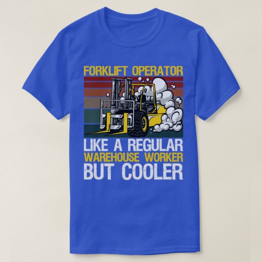 T-shirt Opérateur de chariot élévateur (Design devant)