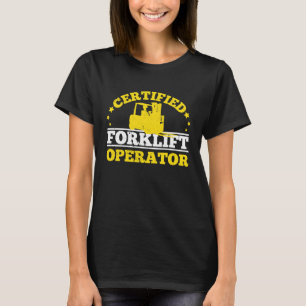 T-shirt Opérateur de chariot élévateur certifié