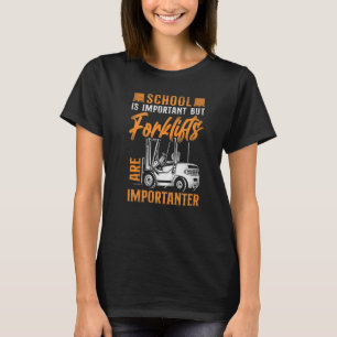 T-shirt Opérateur de chariot élévateur certifié École vint
