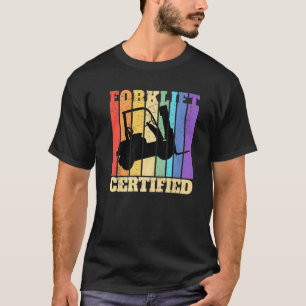 T-shirt Opérateur de chariot élévateur certifié en entrepô