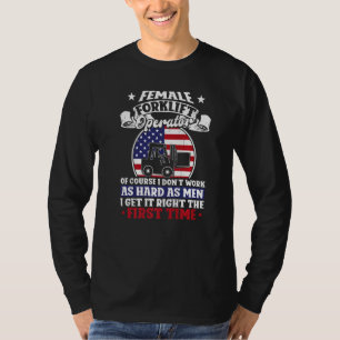 T-shirt Opérateur de chariot élévateur certifié Vintage Am